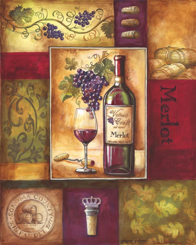 Valley Wine II art print by Gregory Gorham for $57.95 CAD