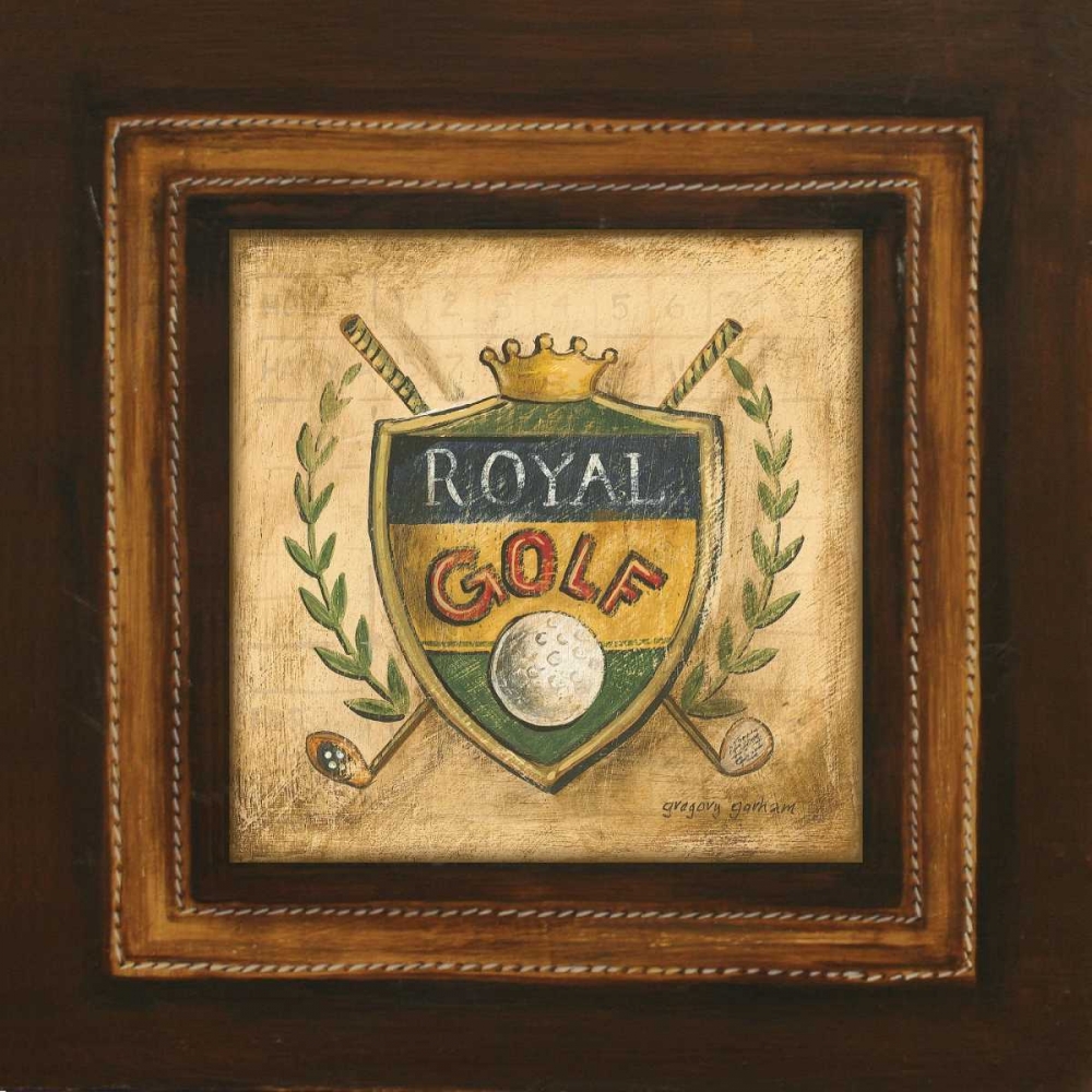 Golf Royal art print by Gregory Gorham for $57.95 CAD