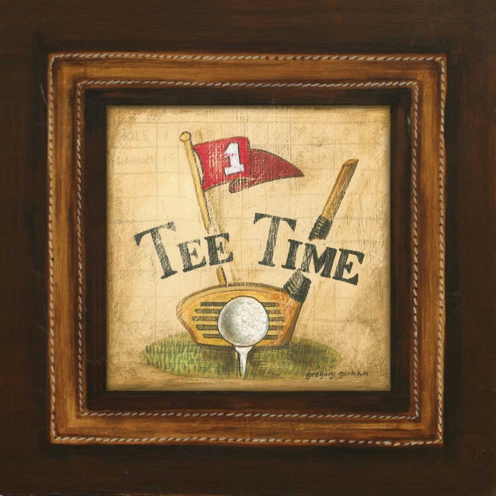 Golf Tee Time art print by Gregory Gorham for $57.95 CAD