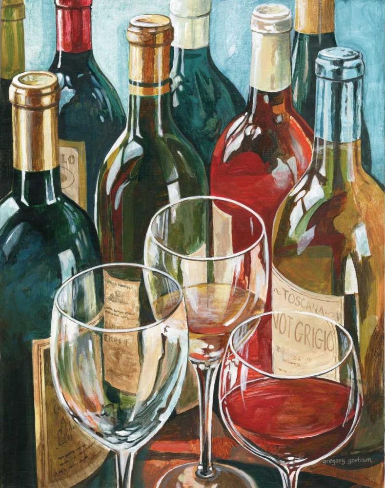 Wine Reflections I art print by Gregory Gorham for $57.95 CAD