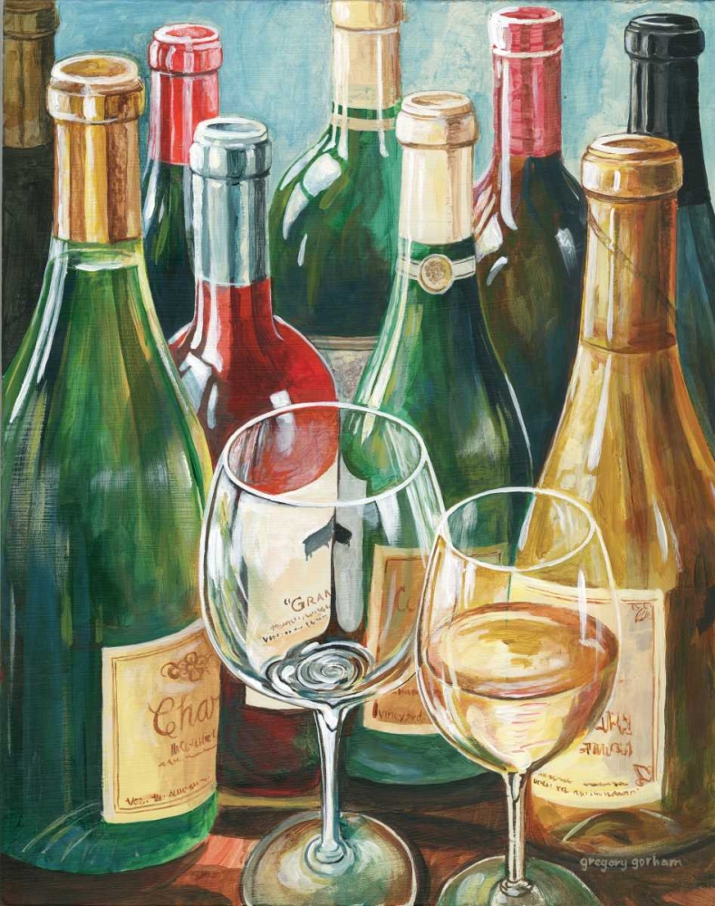 Wine Reflections II art print by Gregory Gorham for $57.95 CAD