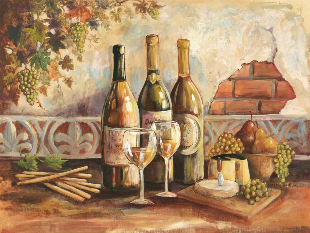 Bountiful Wine I art print by Gregory Gorham for $57.95 CAD