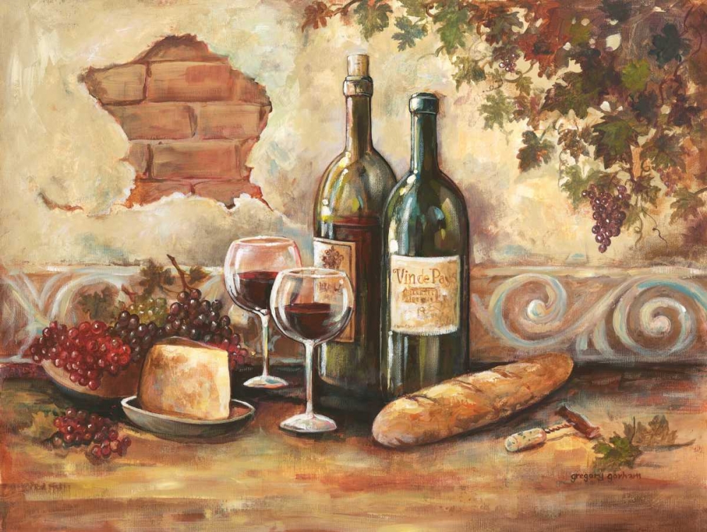 Bountiful Wine II art print by Gregory Gorham for $57.95 CAD