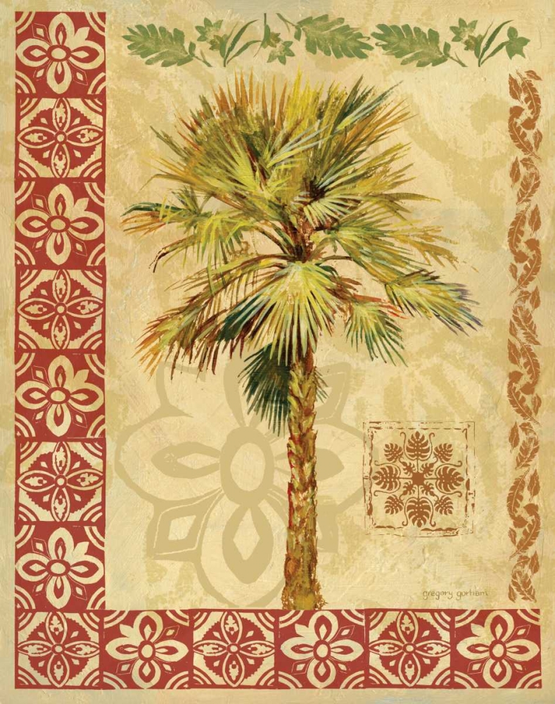 Summer Palm I art print by Gregory Gorham for $57.95 CAD