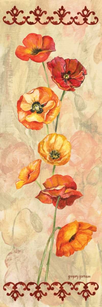 Scarlet Poppies II art print by Gregory Gorham for $57.95 CAD