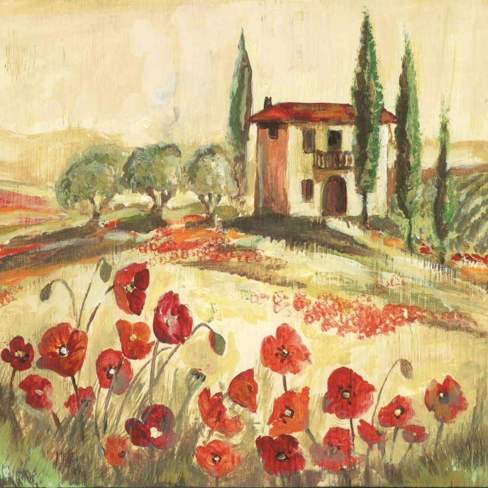 Poppy Field I art print by Gregory Gorham for $57.95 CAD