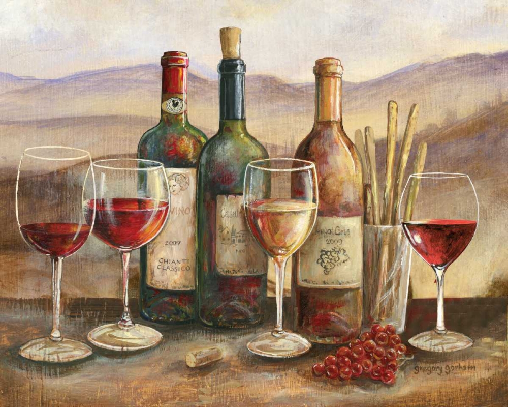 Tuscan Banquet art print by Gregory Gorham for $57.95 CAD