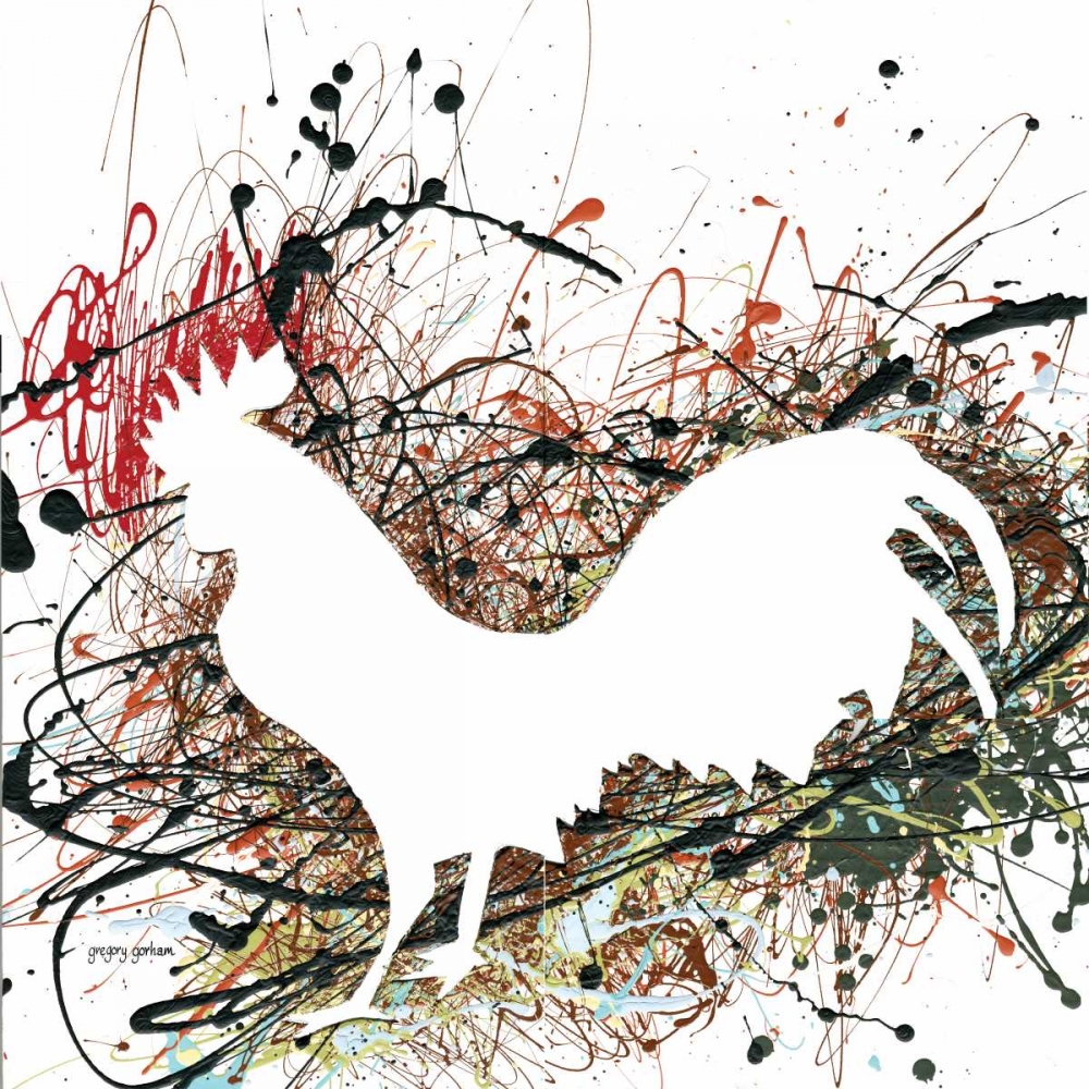 Party Rooster II art print by Gregory Gorham for $57.95 CAD