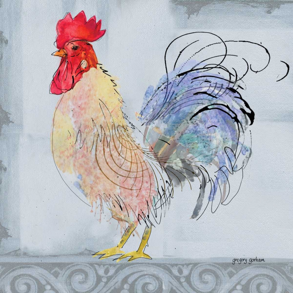 Good Morning Rooster II art print by Gregory Gorham for $57.95 CAD