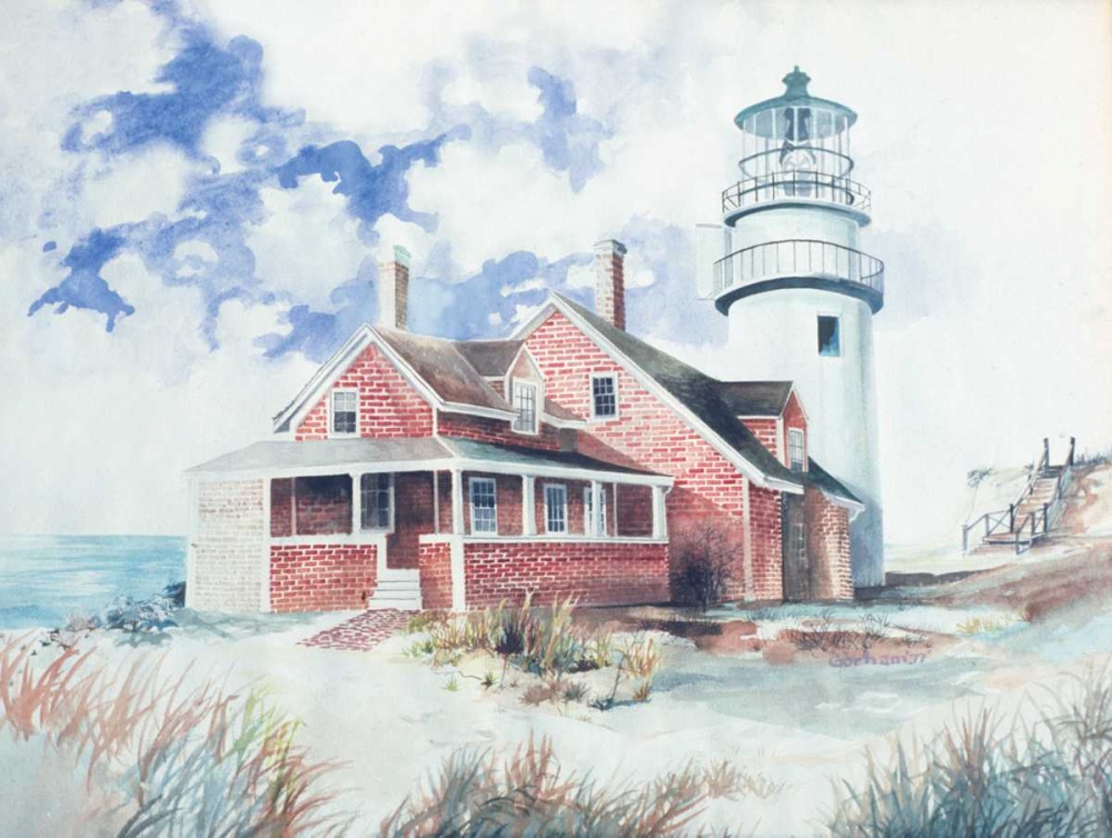 Cape Cod Light House art print by Gregory Gorham for $57.95 CAD