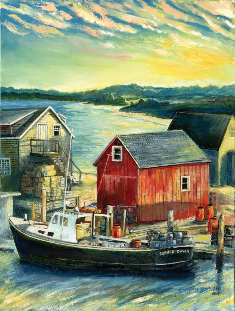 Summer Dawn art print by Gregory Gorham for $57.95 CAD