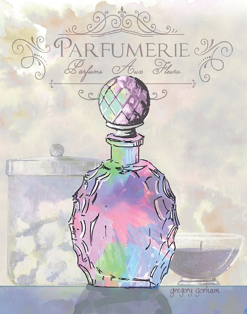 French Perfume Motif II art print by Gregory Gorham for $57.95 CAD