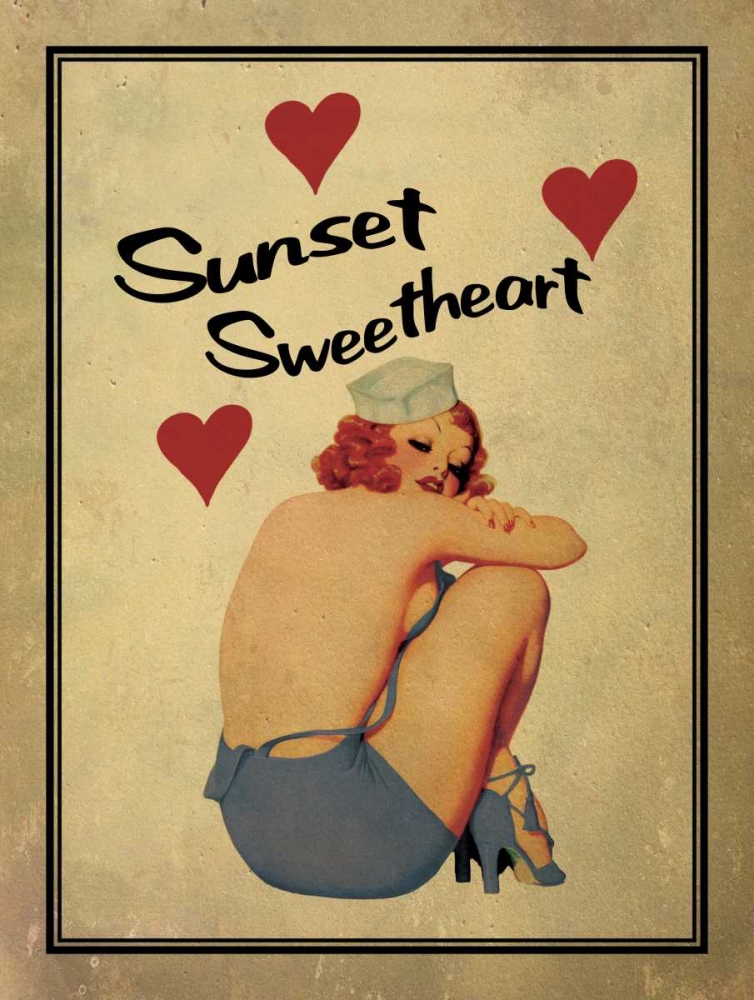 Sunset Sweetheart art print by Jason Giacopelli for $57.95 CAD