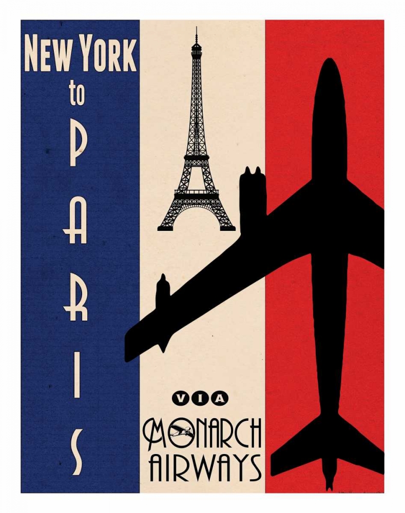 NY to Paris art print by Jason Giacopelli for $57.95 CAD
