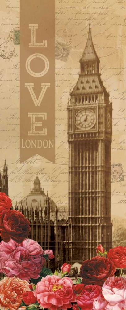 Love London art print by N Harbick for $57.95 CAD