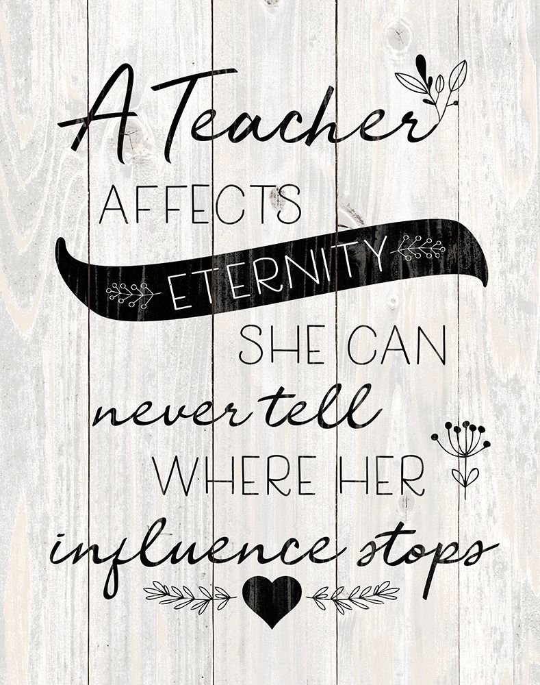 Teacher Affects art print by N Harbick for $57.95 CAD