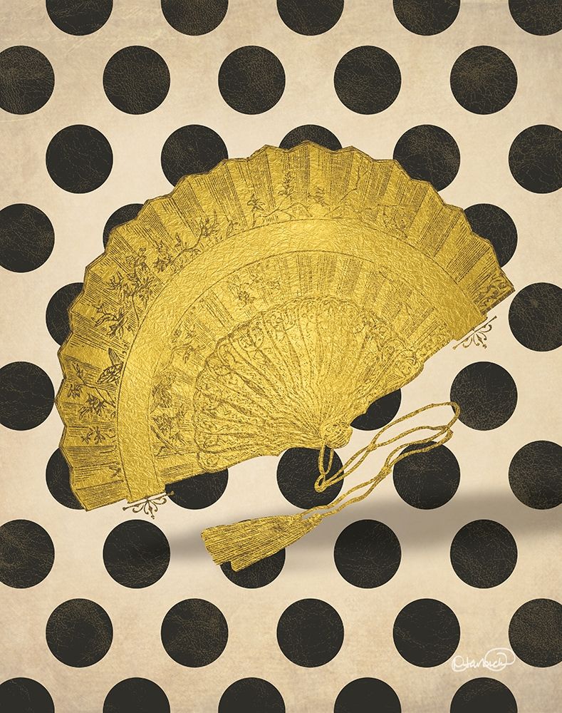 Vintage Gold Fan art print by N Harbick for $57.95 CAD