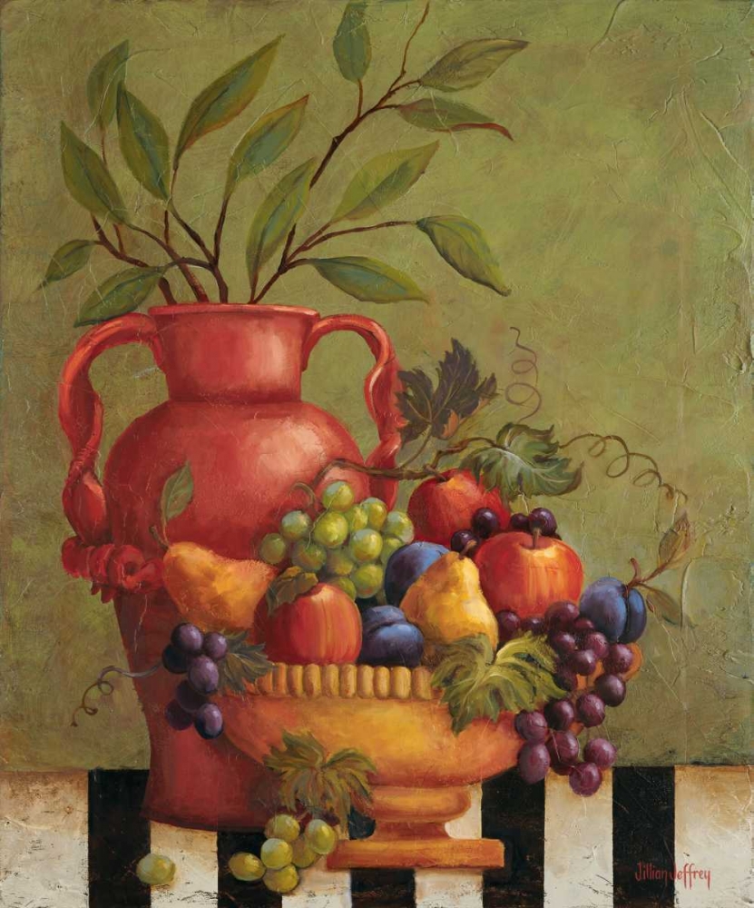 Fresco Fruit I art print by Jillian Jeffrey for $57.95 CAD
