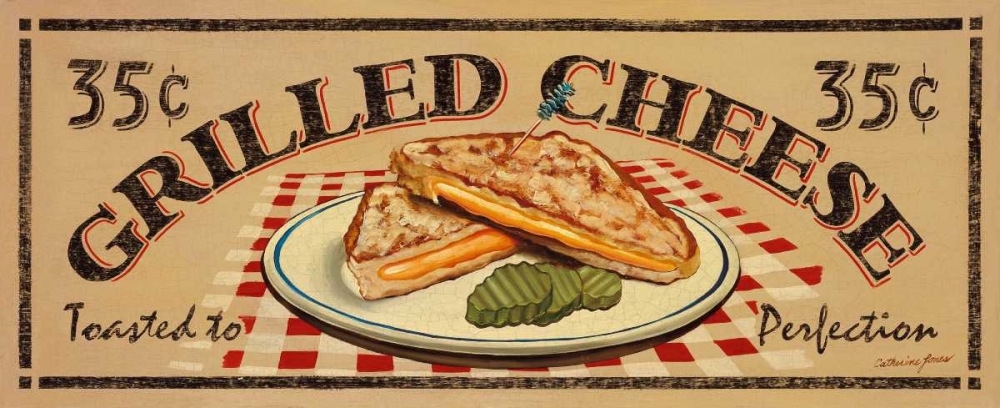 Grilled Cheese art print by Catherine Jones for $57.95 CAD