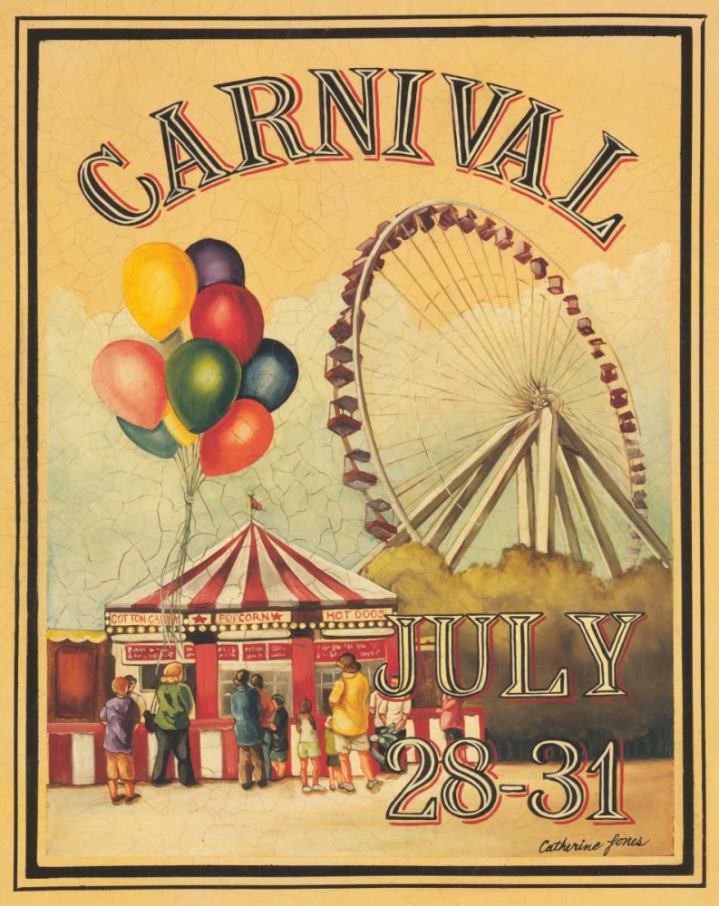 Carnival art print by Catherine Jones for $57.95 CAD
