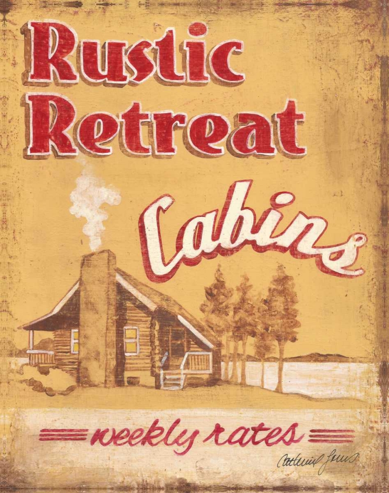 Rustic Retreat art print by Catherine Jones for $57.95 CAD