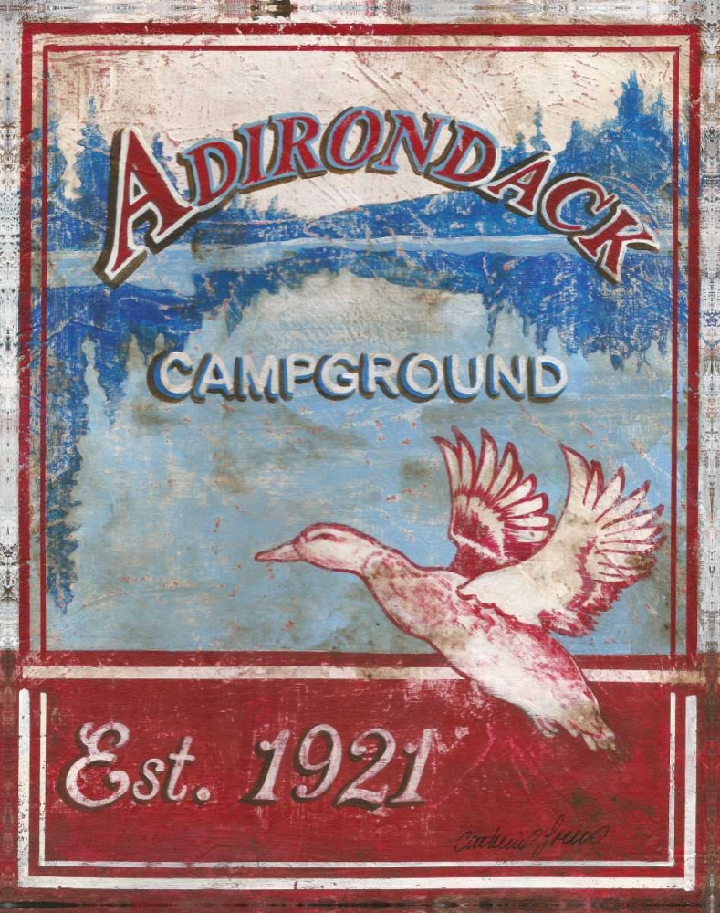 Adirondack Camp art print by Catherine Jones for $57.95 CAD