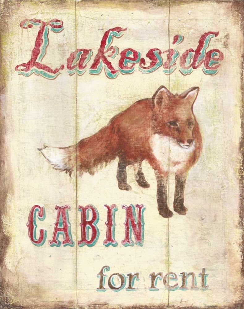 Lakeside Cabin art print by Catherine Jones for $57.95 CAD