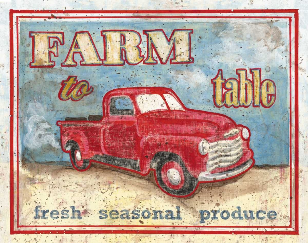 Farm to Table I art print by Catherine Jones for $57.95 CAD