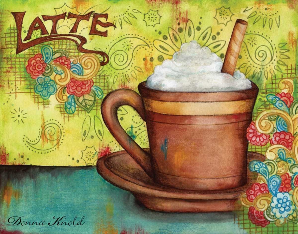 Spring Latte art print by Donna Knold for $57.95 CAD