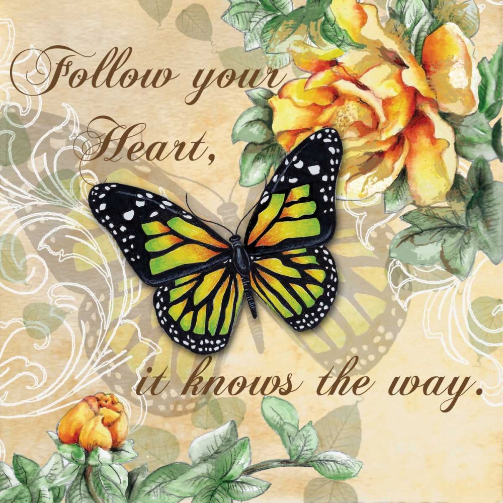 Inspire Butterfly I art print by Donna Knold for $57.95 CAD