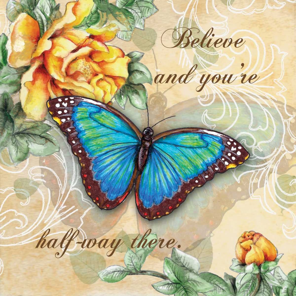 Inspire Butterfly II art print by Donna Knold for $57.95 CAD