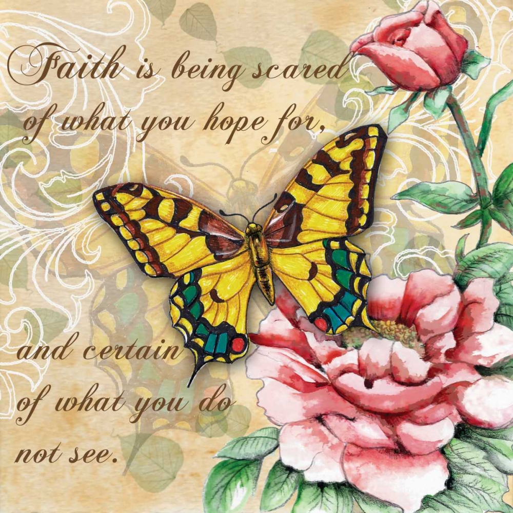 Inspire Butterfly III art print by Donna Knold for $57.95 CAD