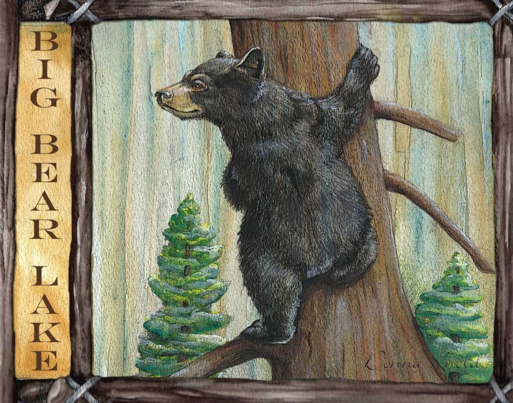 Lodge Bear art print by Donna Knold for $57.95 CAD
