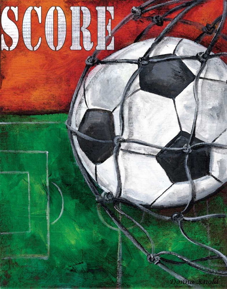 Soccer art print by Donna Knold for $57.95 CAD