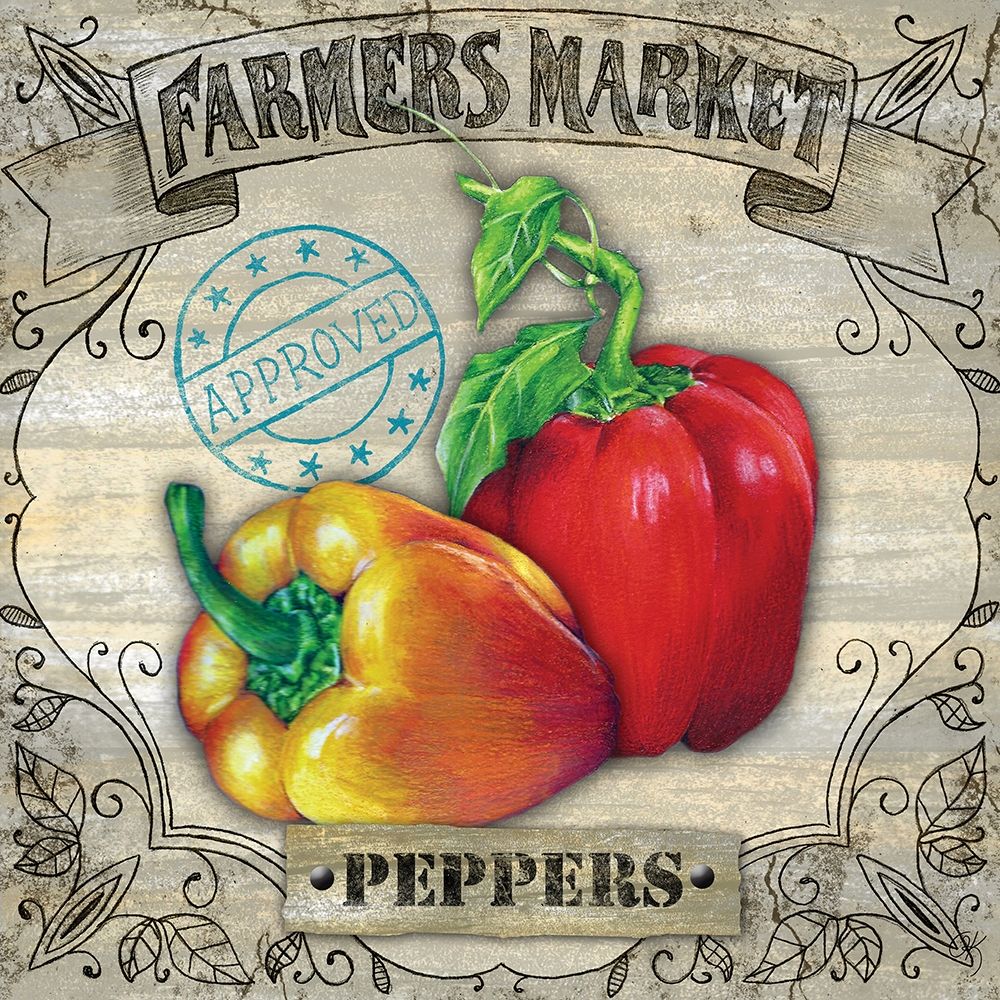 Farmers Market III art print by Onna K for $57.95 CAD
