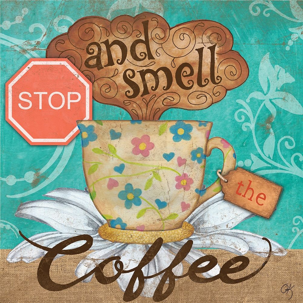 Coffee Time I art print by Onna K for $57.95 CAD