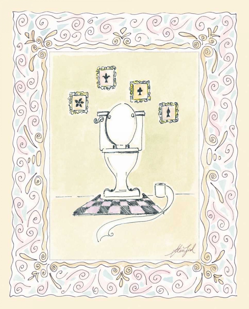 Toilette II art print by Steve Leal for $57.95 CAD