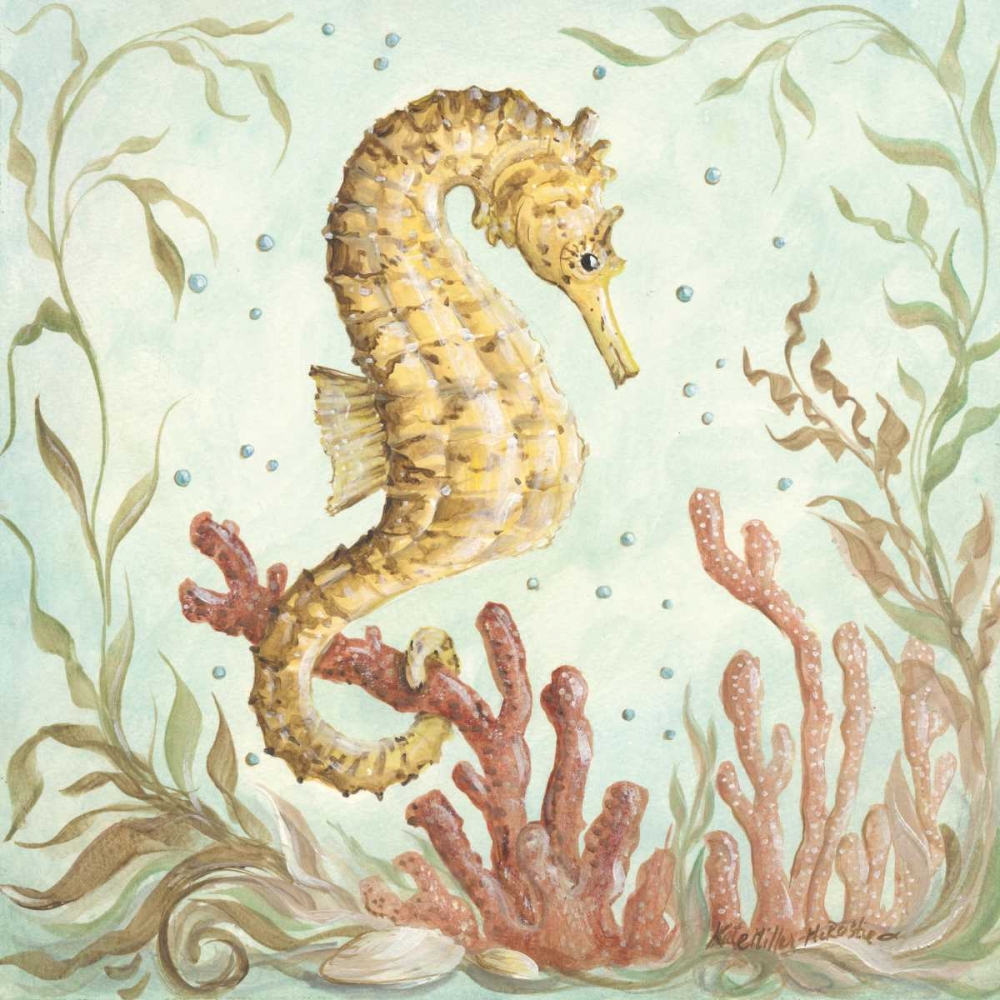 Seahorse I art print by Kate McRostie for $57.95 CAD