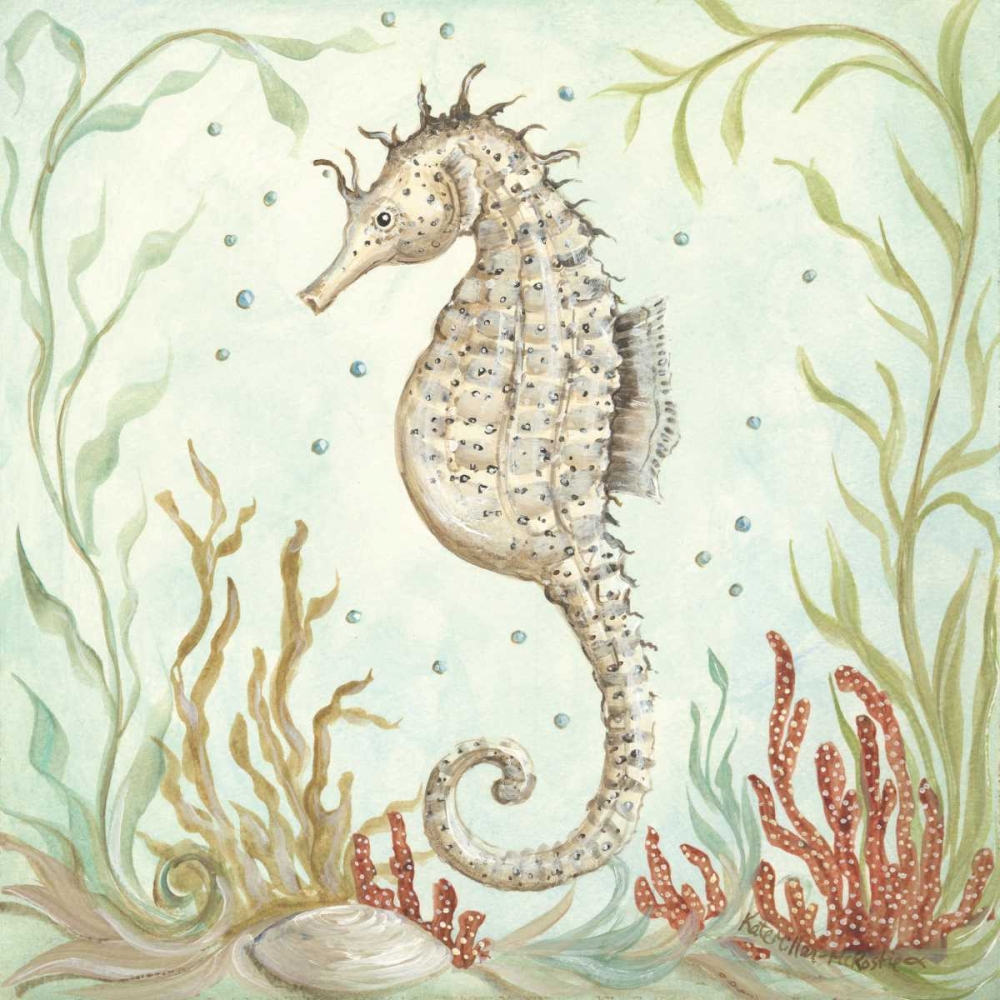 Seahorse III art print by Kate McRostie for $57.95 CAD