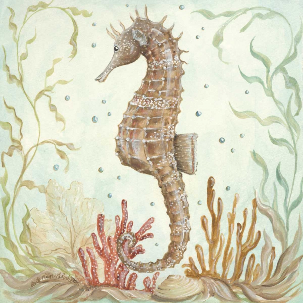 Seahorse IV art print by Kate McRostie for $57.95 CAD