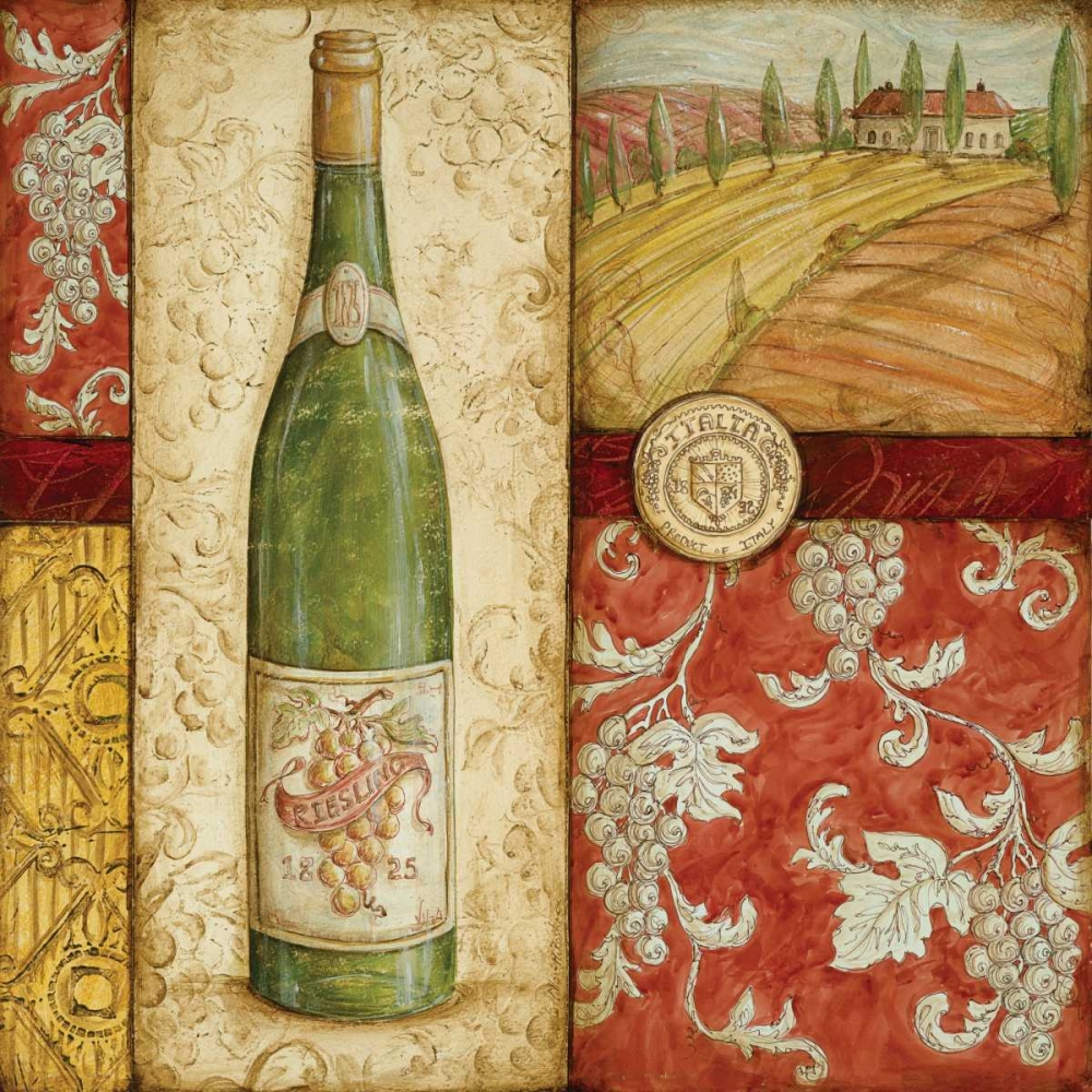 Italian Wine Collage art print by Kate McRostie for $57.95 CAD