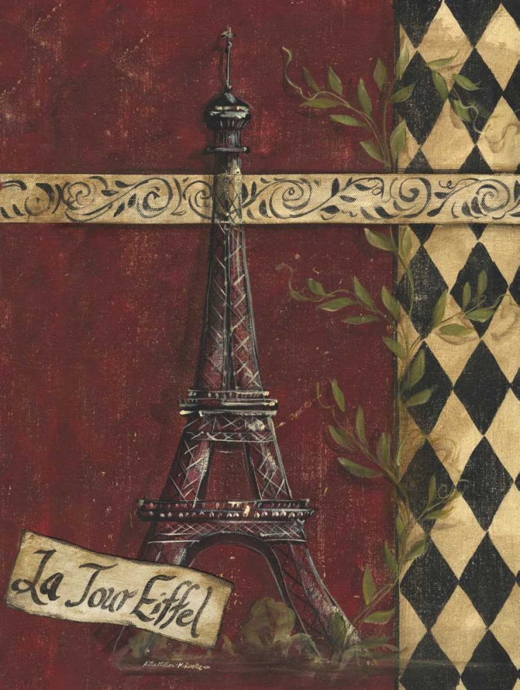 La Tour Eiffel art print by Kate McRostie for $57.95 CAD
