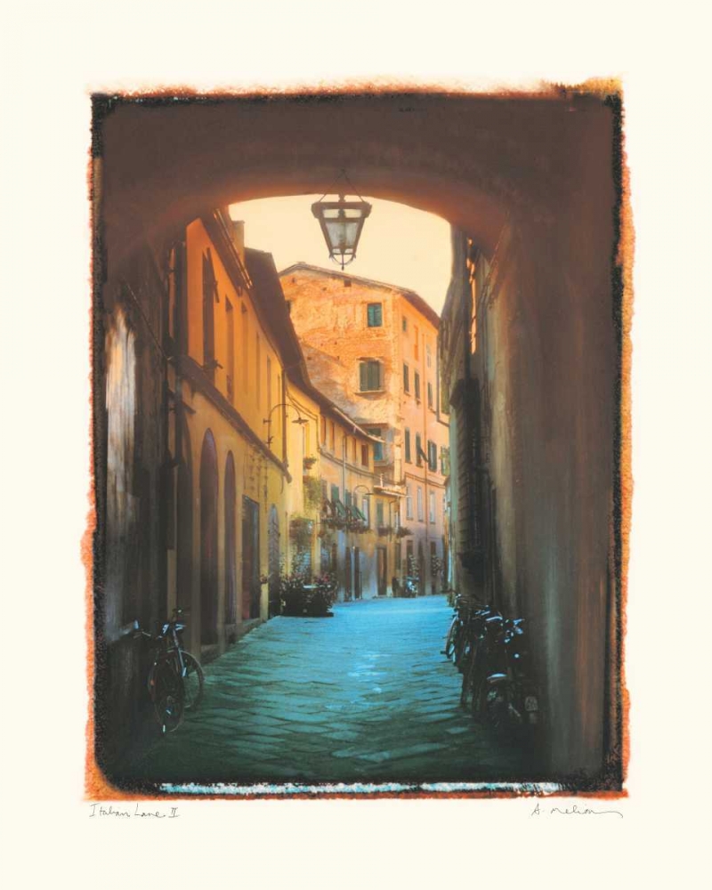 Italian Lane II art print by Amy Melious for $57.95 CAD