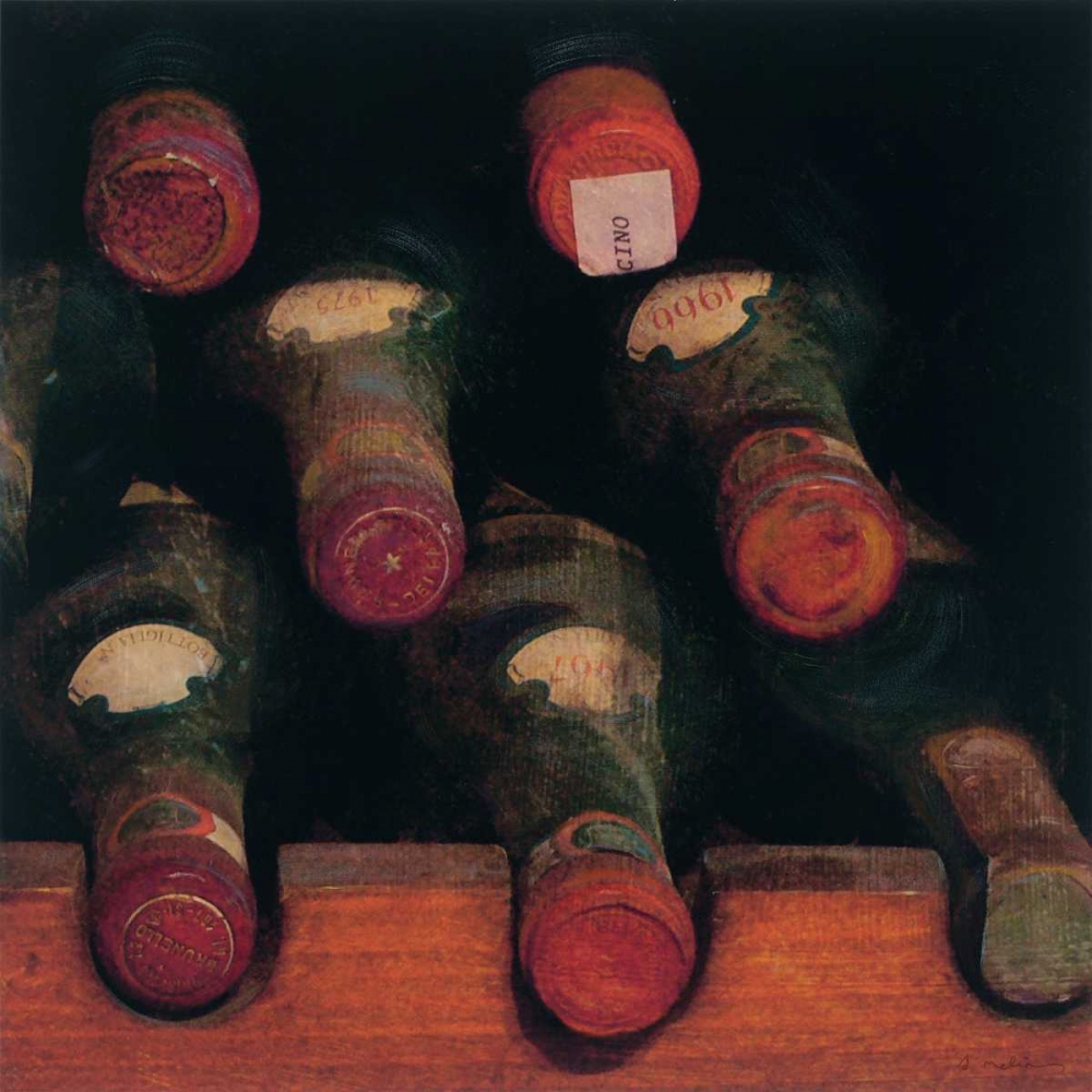 Vintage Wine Cellar II art print by Amy Melious for $57.95 CAD