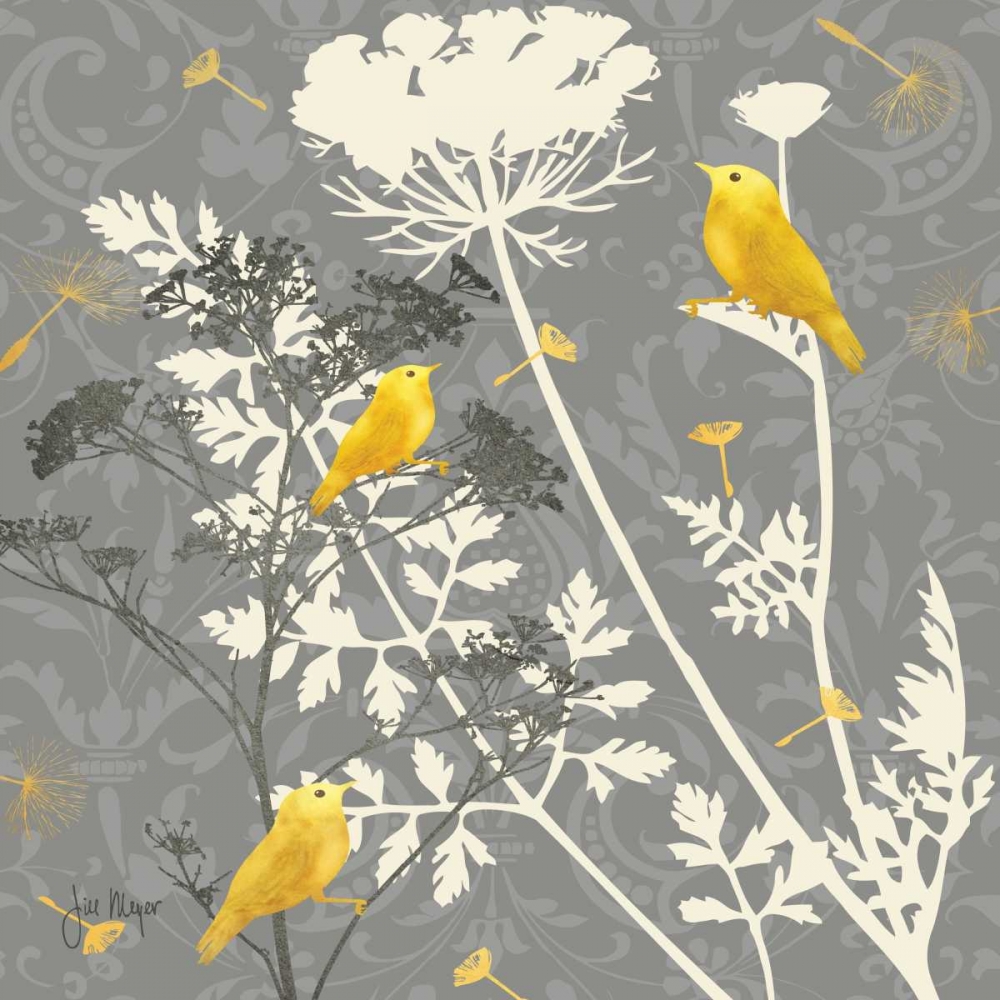Gray Meadow Lace I art print by Jill Meyer for $57.95 CAD