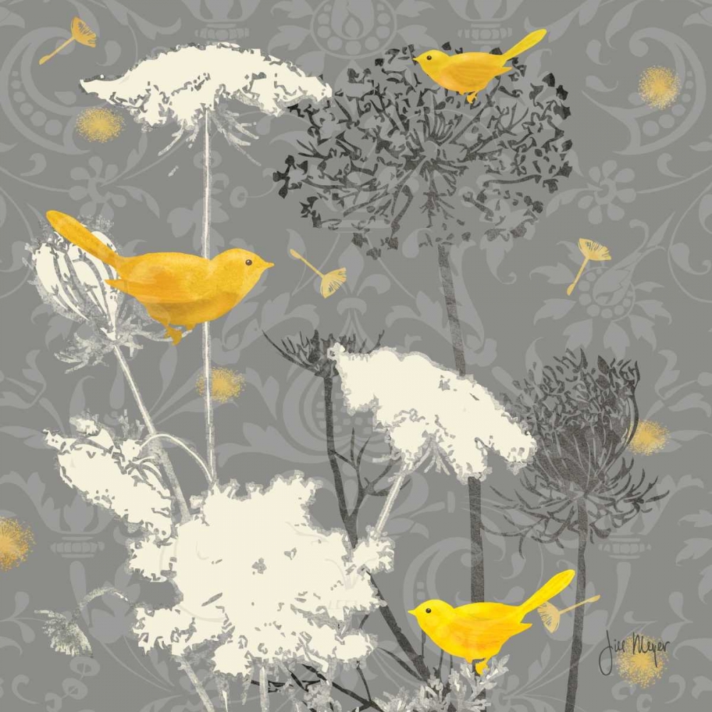 Gray Meadow Lace II art print by Jill Meyer for $57.95 CAD