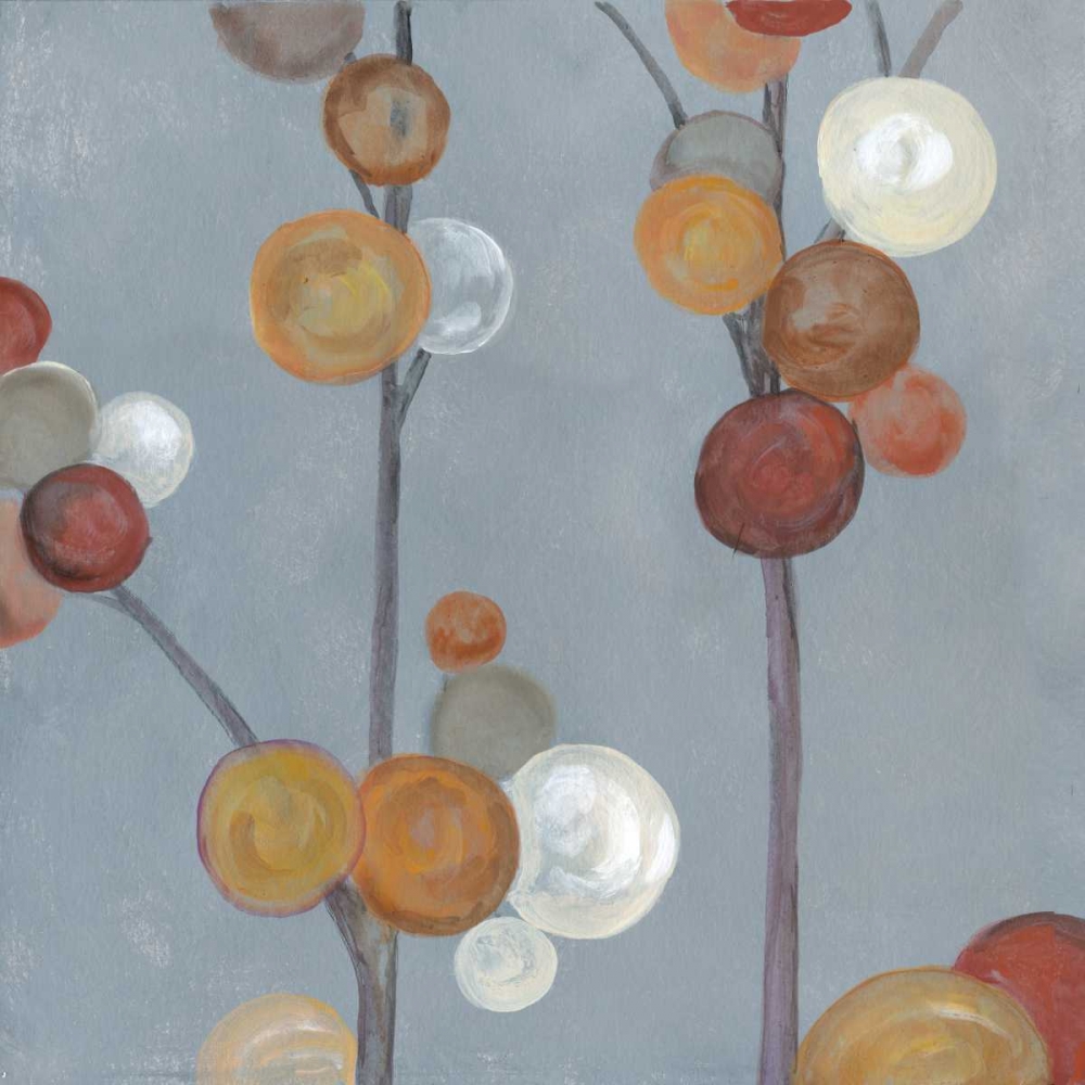 Baubles in Paprika I art print by Margaret Ferry for $57.95 CAD