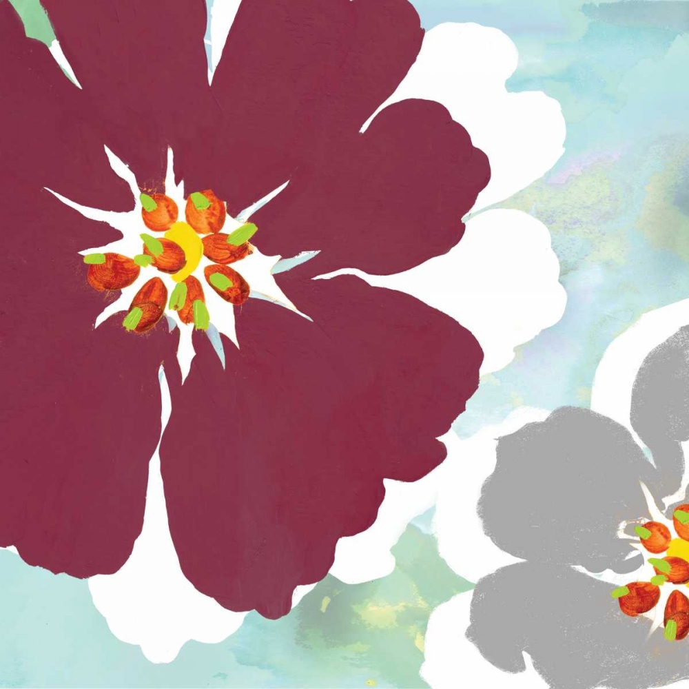 Marsala Blossom I art print by Margaret Ferry for $57.95 CAD