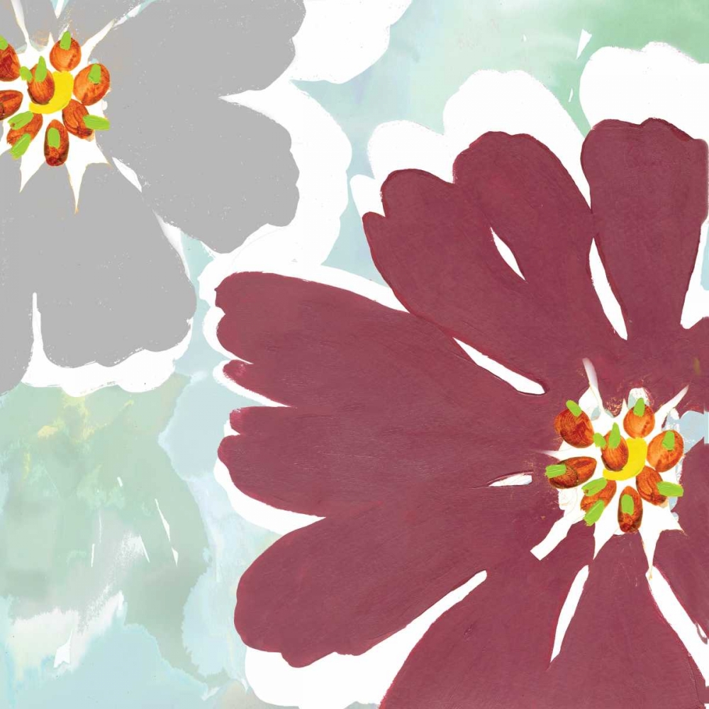 Marsala Blossom II art print by Margaret Ferry for $57.95 CAD