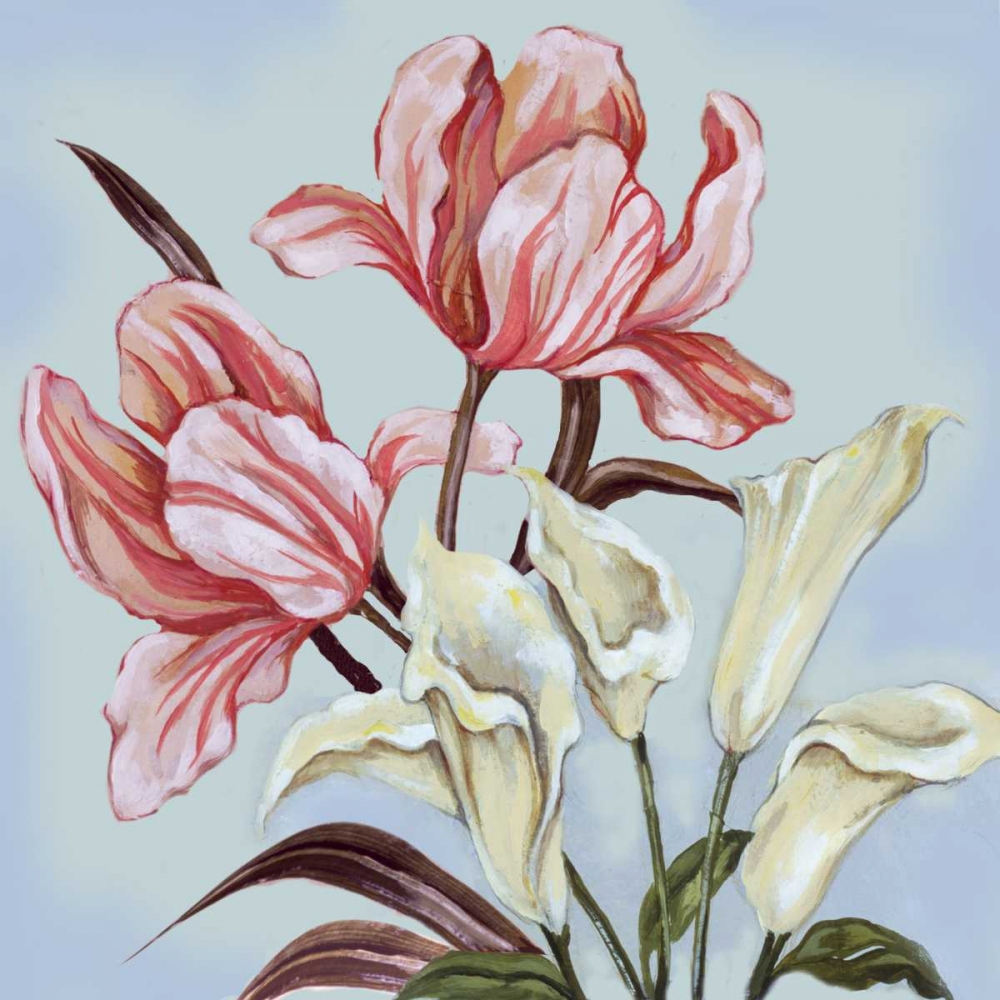 Pastel Floral II art print by Margaret Ferry for $57.95 CAD